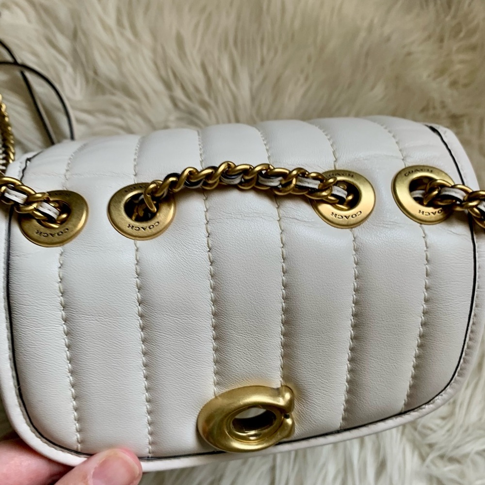 Coach Madison 18 Quilted Leather Convertible Backpack - Picture 11 of 16
